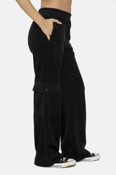 Mono B Corduroy Cargo Pants with Elastic Waistband - Stylish & Comfortable Casual Wear